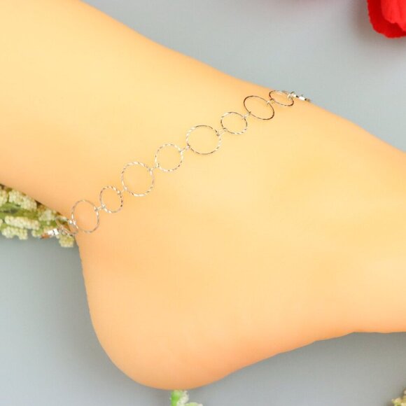 "Handmade Anklet – A Stylish Choice for Women, Thoughtful Gift Idea, EVCH1613 - Picture 5 of 10